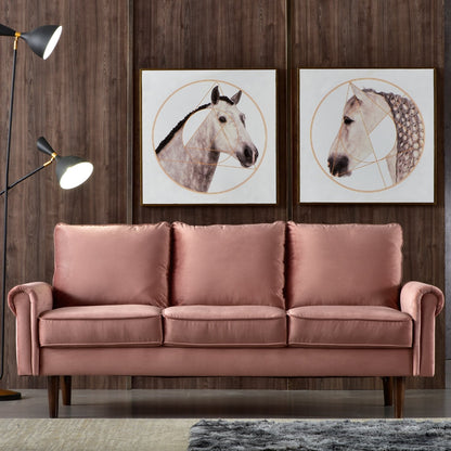 Divano imbottito OVIOS di metà secolo