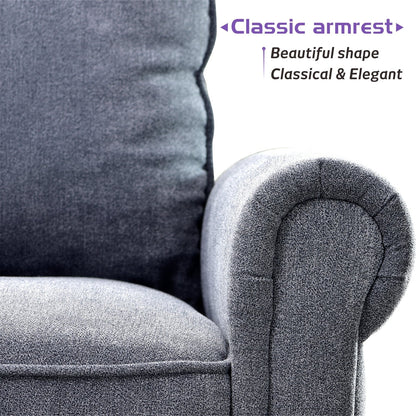 Divano imbottito OVIOS di metà secolo