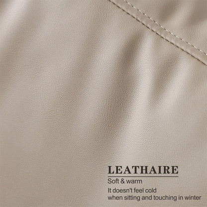 Divano chaise longue reversibile OVIOS con cuscini soffici e gambe in metallo