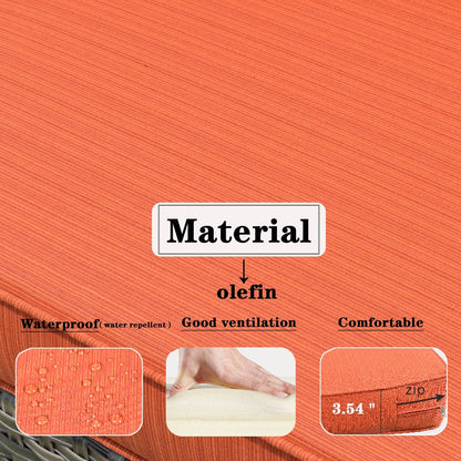 Set di divani componibili OVIOS Deep Seat Wicker da 7 pezzi