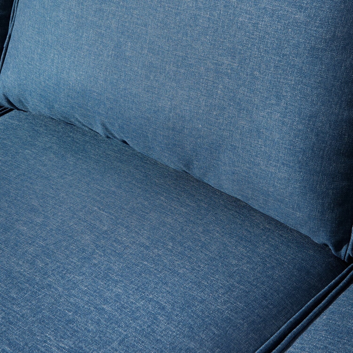 Set di mobili da giardino in vimini OVIOS da 7 pezzi con sedie a dondolo girevoli