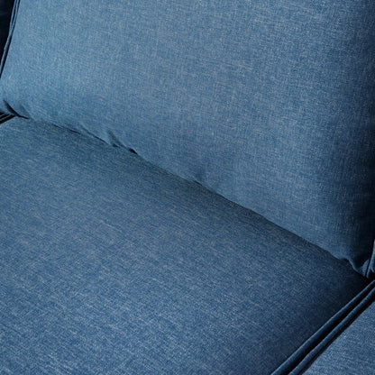 Set di mobili da conversazione in vimini da giardino OVIOS da 8 pezzi con sedie girevoli