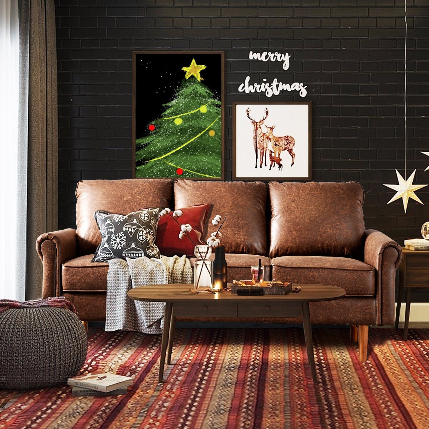 Divano imbottito OVIOS di metà secolo