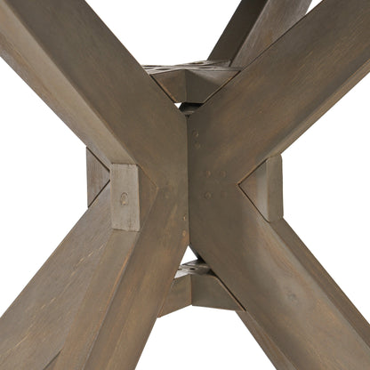 Set da pranzo Owen in legno e vimini da 5 pezzi di Christopher Knight Home