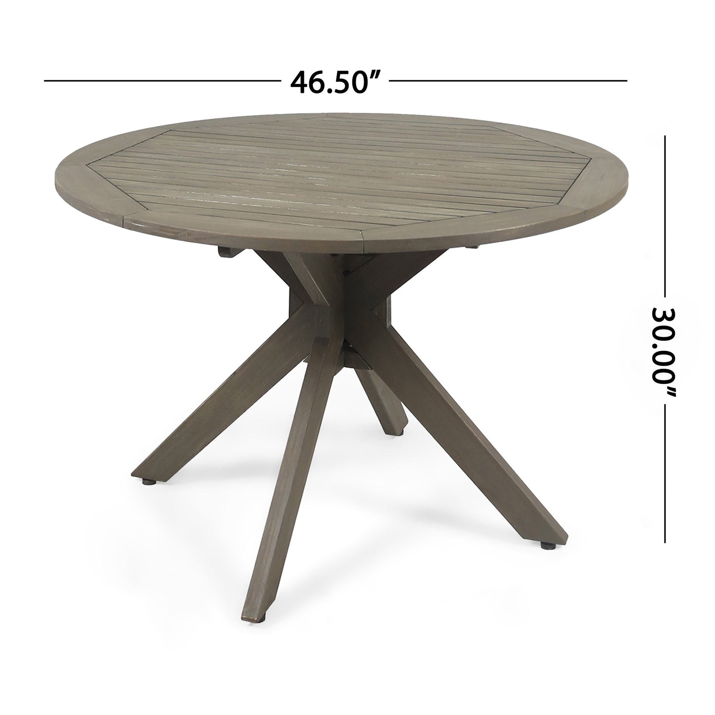 Set da pranzo Owen in legno e vimini da 5 pezzi di Christopher Knight Home