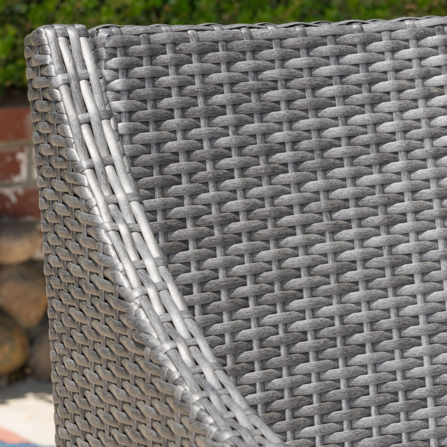 Set da pranzo Owen in legno e vimini da 5 pezzi di Christopher Knight Home