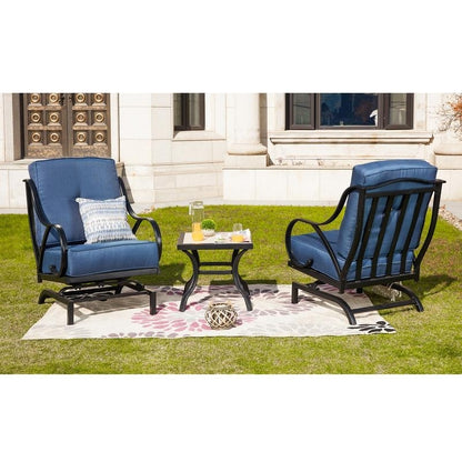 PATIO FESTIVAL Gruppo di sedute da conversazione per esterni da 3 pezzi con cuscini