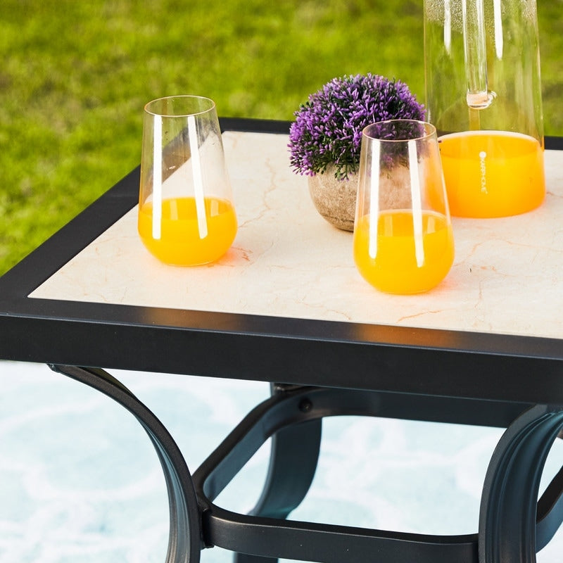 PATIO FESTIVAL Gruppo di sedute da conversazione per esterni da 3 pezzi con cuscini