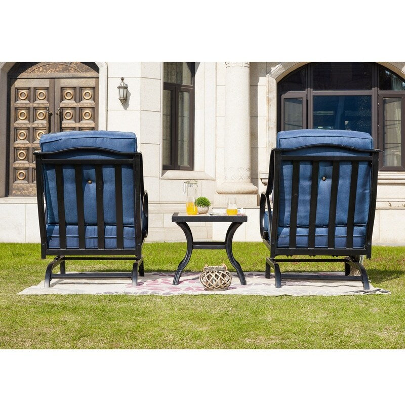 PATIO FESTIVAL Gruppo di sedute da conversazione per esterni da 3 pezzi con cuscini