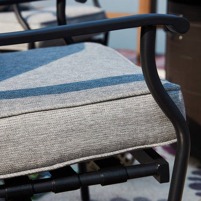 PATIO FESTIVAL Set da conversazione per esterni da 3 pezzi con cuscini