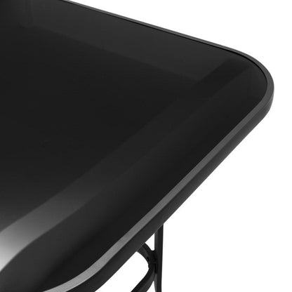 Patio Festival - Set da bistrot girevole da esterno in metallo, 3 pezzi