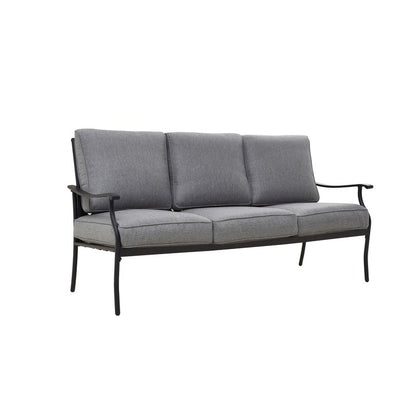 PATIO FESTIVAL Divano da esterno a 3 posti con tavolino da caffè