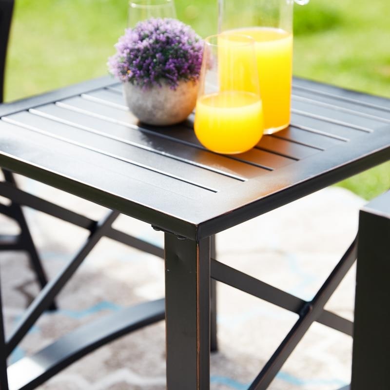 PATIO FESTIVAL Set da conversazione per esterni per 4 persone con cuscini