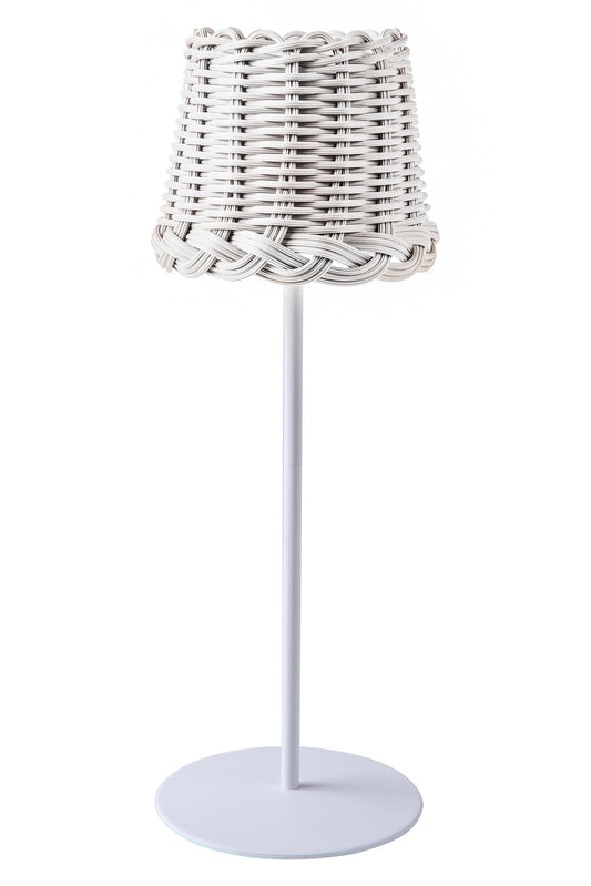 Svampitella - Abat Jour Touch Cappello Bianco Base Bianca