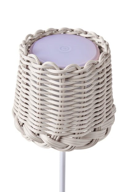 Svampitella - Abat Jour Touch Cappello Bianco Base Bianca