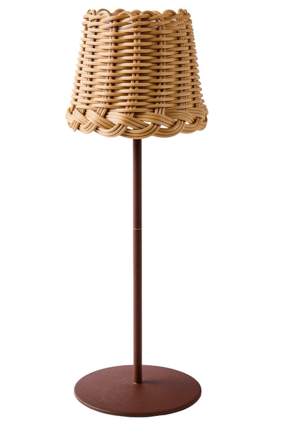 Svampitella - Abat Jour Touch Cappello Naturale Base Caffe