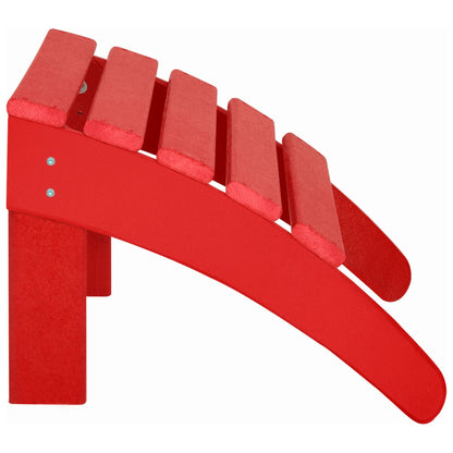 Sedie Adirondack ecologiche per esterni Polytrends Altura, adatte a tutte le stagioni, con pouf (set da conversazione da 4 pezzi)