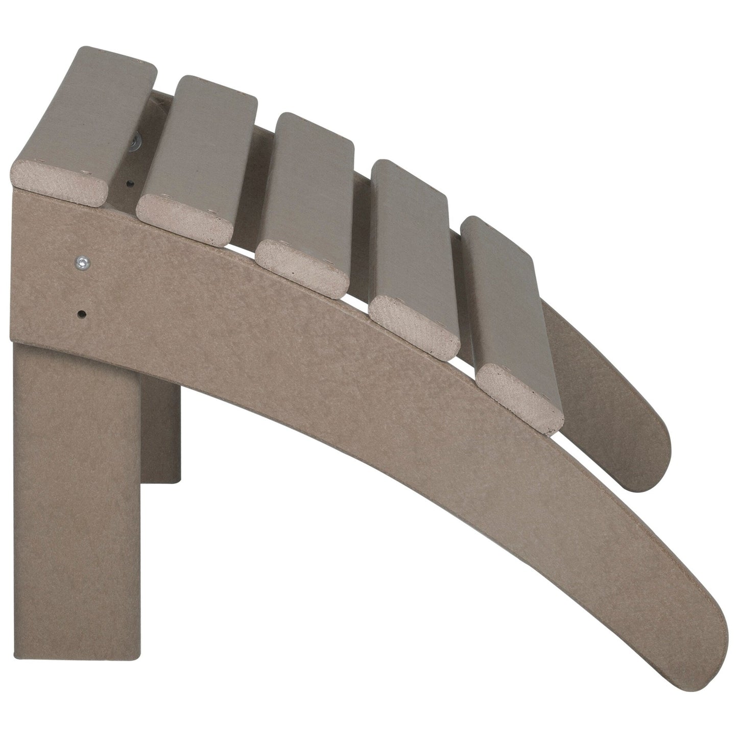 Sedie Adirondack ecologiche per esterni Polytrends Altura, adatte a tutte le stagioni, con pouf (set da conversazione da 4 pezzi)