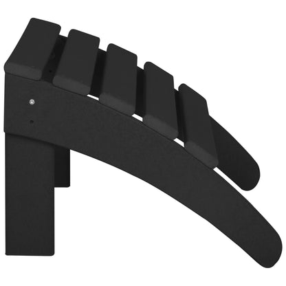 Sedie Adirondack ecologiche per esterni Polytrends Altura, adatte a tutte le stagioni, con pouf (set da conversazione da 4 pezzi)