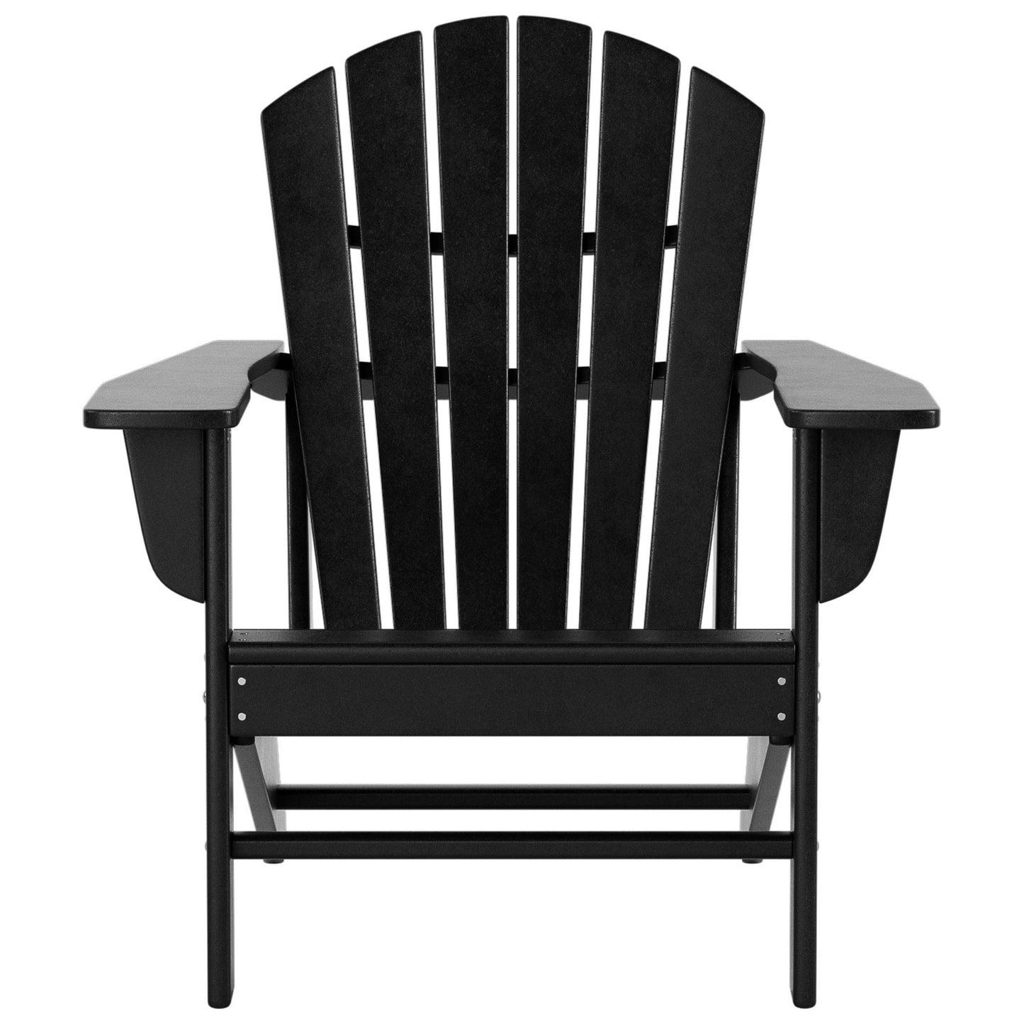 Sedie Adirondack ecologiche per esterni Polytrends Altura, adatte a tutte le stagioni, con pouf (set da conversazione da 4 pezzi)