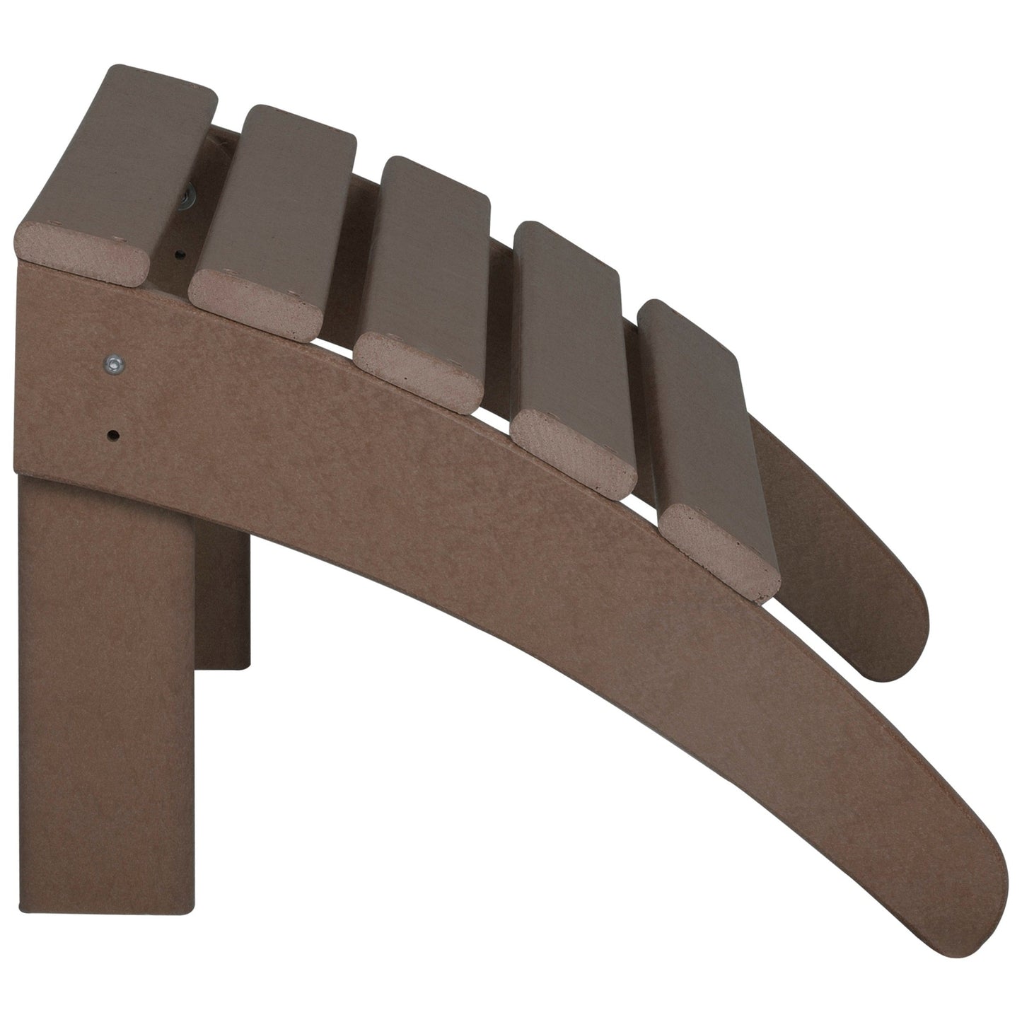 Sedie Adirondack ecologiche per esterni Polytrends Altura, adatte a tutte le stagioni, con pouf (set da conversazione da 4 pezzi)