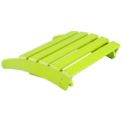 Sedie Adirondack ecologiche per esterni Polytrends Altura, adatte a tutte le stagioni, con pouf (set da conversazione da 4 pezzi)