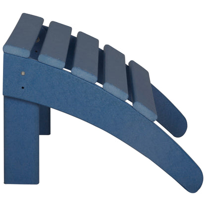 Sedie Adirondack ecologiche per esterni Polytrends Altura, adatte a tutte le stagioni, con pouf (set da conversazione da 4 pezzi)