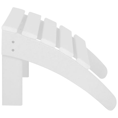 Sedie Adirondack ecologiche per esterni Polytrends Altura, adatte a tutte le stagioni, con pouf (set da conversazione da 4 pezzi)