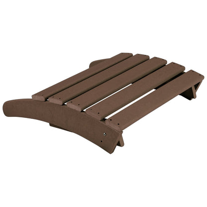 Sedie Adirondack ecologiche per esterni Polytrends Altura, adatte a tutte le stagioni, con pouf (set da conversazione da 4 pezzi)