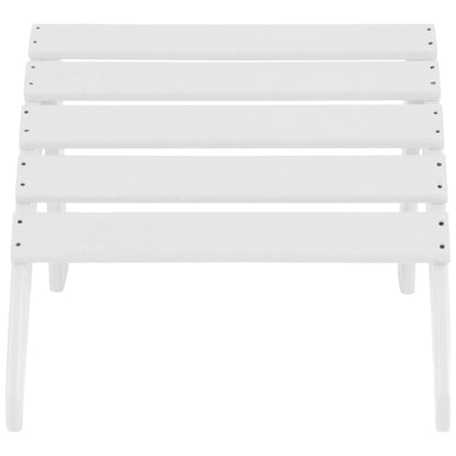 Sedie Adirondack ecologiche per esterni Polytrends Altura, adatte a tutte le stagioni, con pouf (set da conversazione da 4 pezzi)