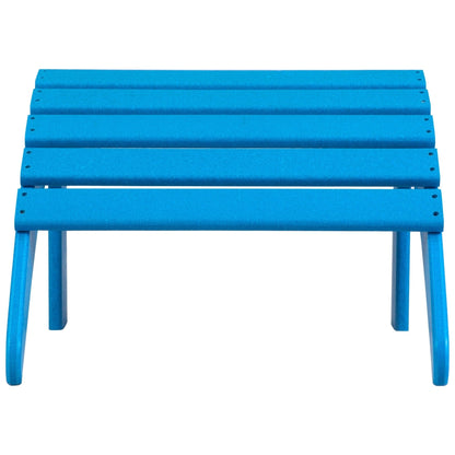 Sedie Adirondack ecologiche per esterni Polytrends Altura, adatte a tutte le stagioni, con pouf (set da conversazione da 4 pezzi)