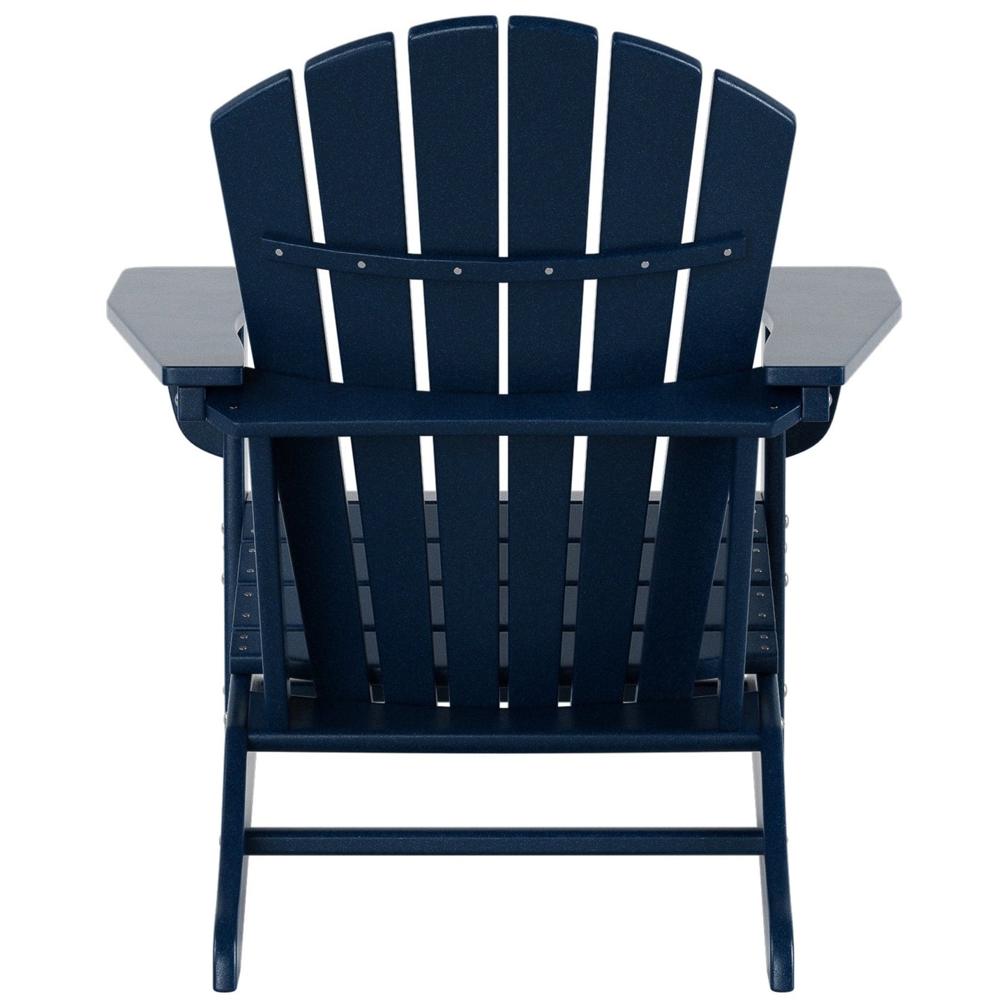 Sedie Adirondack da esterno Polytrends Altura Classic, ecologiche e adatte a tutte le stagioni, con tavolino laterale (set da 3 pezzi)