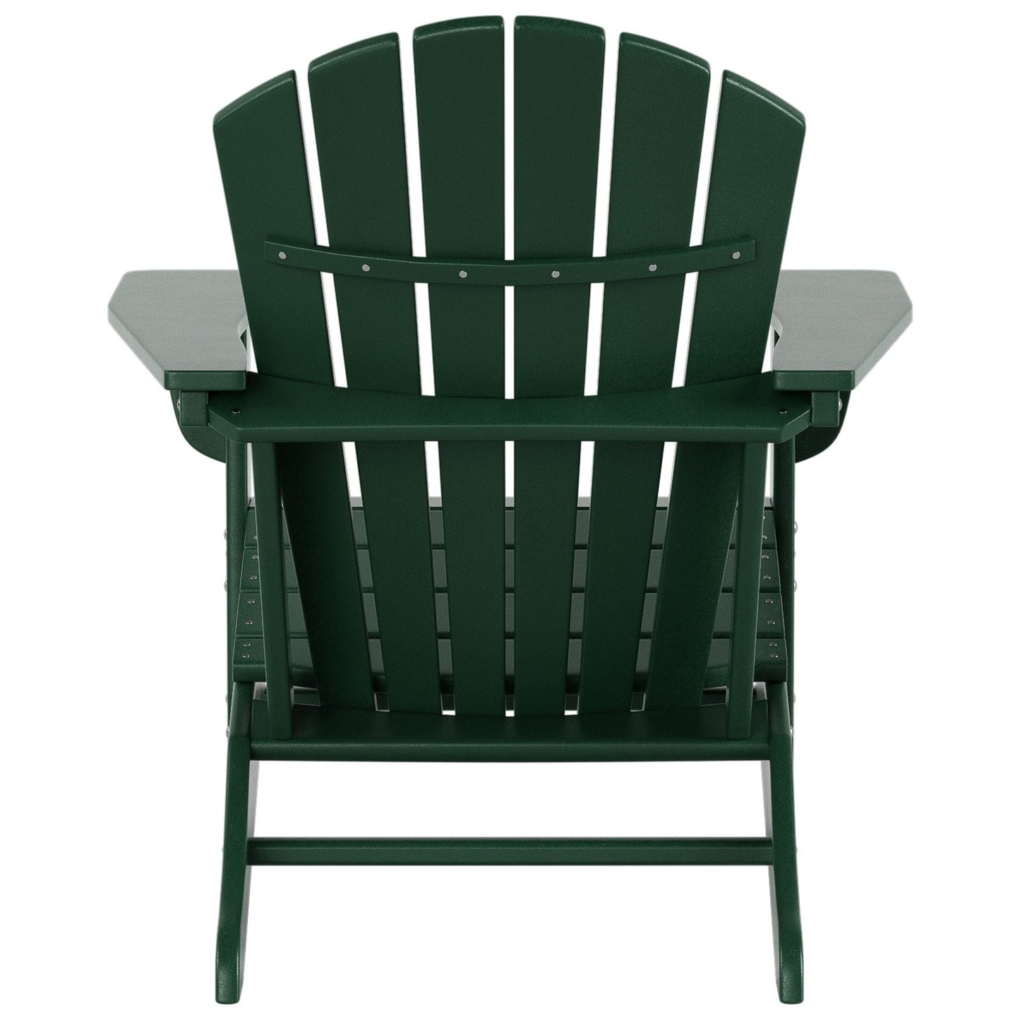 Sedie Adirondack da esterno Polytrends Altura Classic, ecologiche e adatte a tutte le stagioni, con tavolino laterale (set da 3 pezzi)