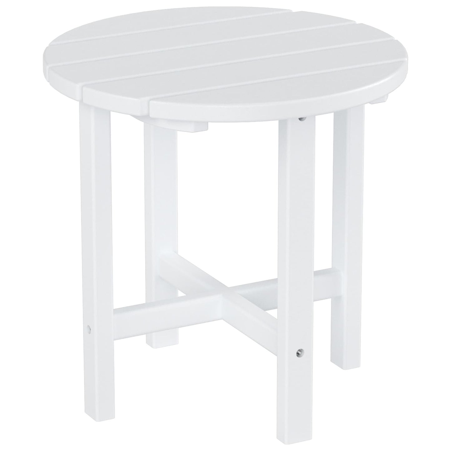 Sedie Adirondack da esterno Polytrends Altura Classic, ecologiche e adatte a tutte le stagioni, con tavolino laterale (set da 3 pezzi)