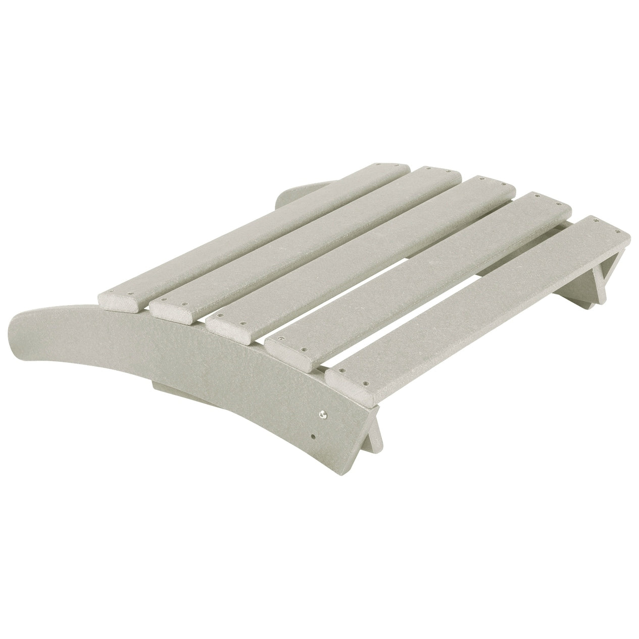 Sedie Adirondack pieghevoli per esterni e patio Polytrends Laguna in HDPE, adatte a tutte le stagioni, con pouf (set da 5 pezzi)