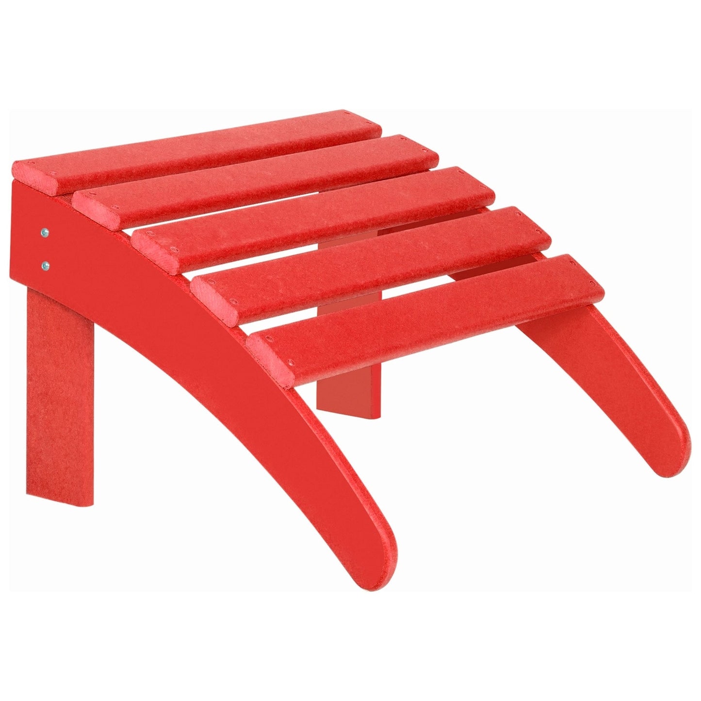 Sedie Adirondack pieghevoli per esterni e patio Polytrends Laguna in HDPE, adatte a tutte le stagioni, con pouf (set da 5 pezzi)