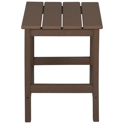 Polytrends Laguna HDPE, set da conversazione per esterni, sedie pieghevoli Adirondack adatte a tutte le stagioni e adatte a qualsiasi patio (set da 5 pezzi)