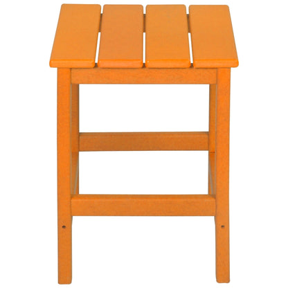 Polytrends Laguna HDPE, set da conversazione per esterni, sedie pieghevoli Adirondack adatte a tutte le stagioni e adatte a qualsiasi patio (set da 5 pezzi)