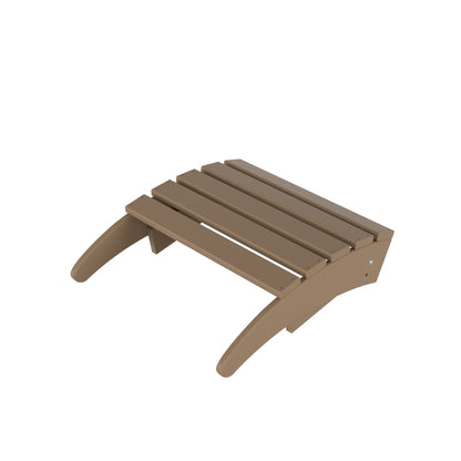 Polytrends Laguna HDPE, set da conversazione per esterni, sedie pieghevoli Adirondack adatte a tutte le stagioni e adatte a qualsiasi patio (set da 5 pezzi)