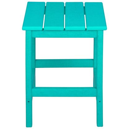 Polytrends Laguna HDPE, set da conversazione per esterni, sedie pieghevoli Adirondack adatte a tutte le stagioni e adatte a qualsiasi patio (set da 5 pezzi)