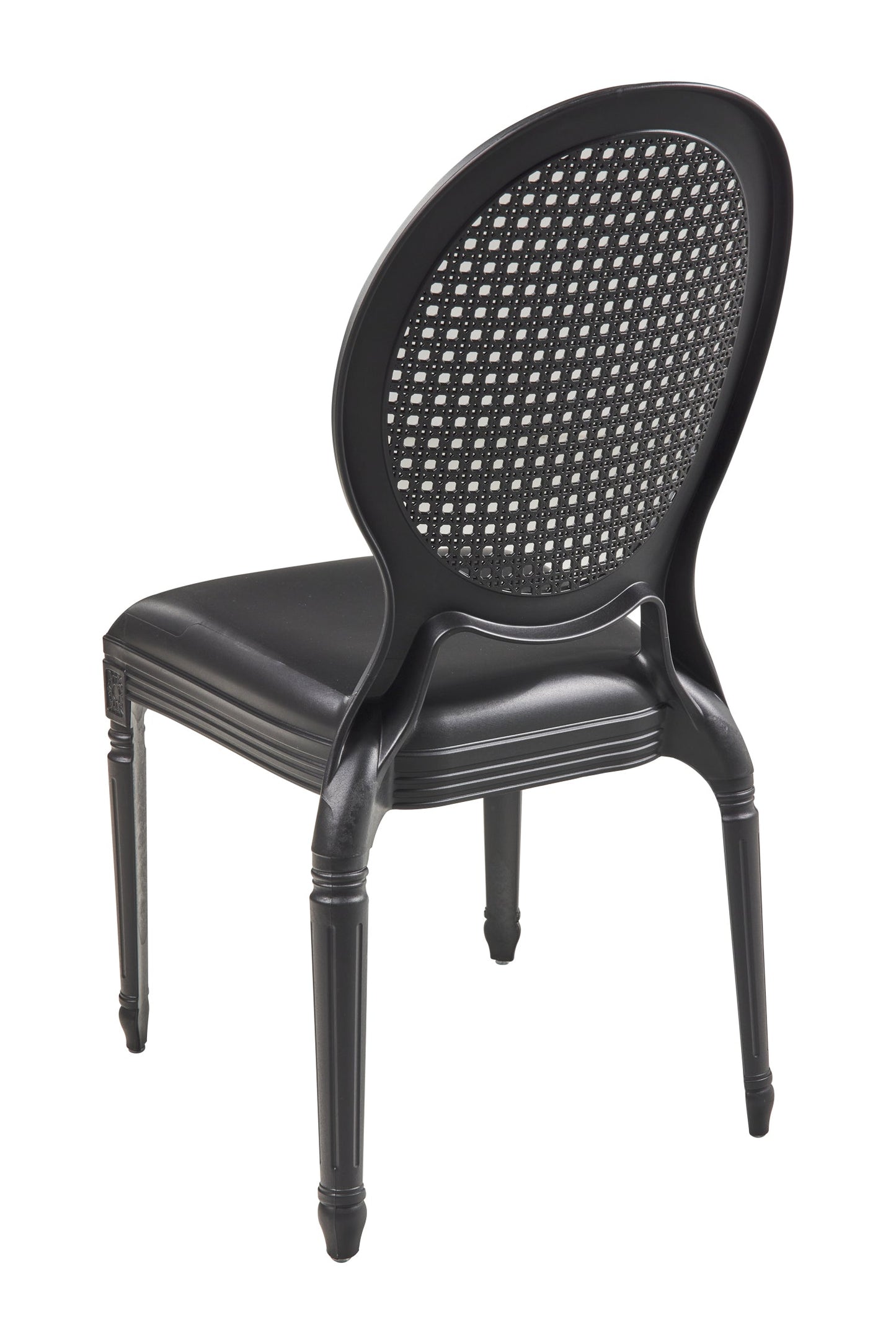 Franz - Sedia In Pp In&amp;Out Nera Impilabile