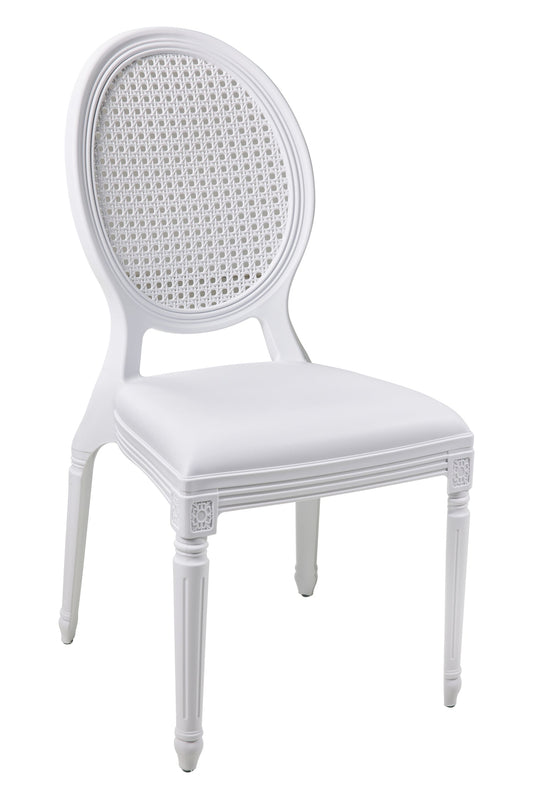 Franz - Sedia In Pp In&amp;Out Bianca Impilabile