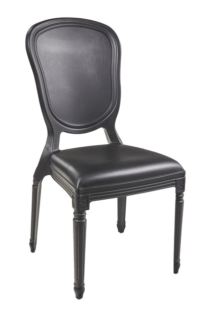 Sissi - Sedia In Pp In&amp;Out Nera Impilabile