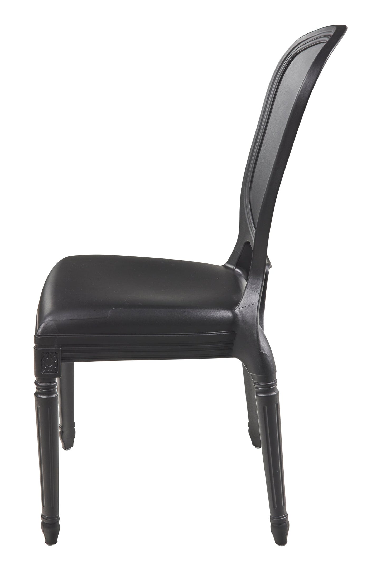 Sissi - Sedia In Pp In&amp;Out Nera Impilabile