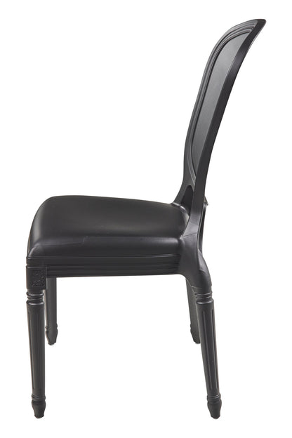 Sissi - Sedia In Pp In&amp;Out Nera Impilabile