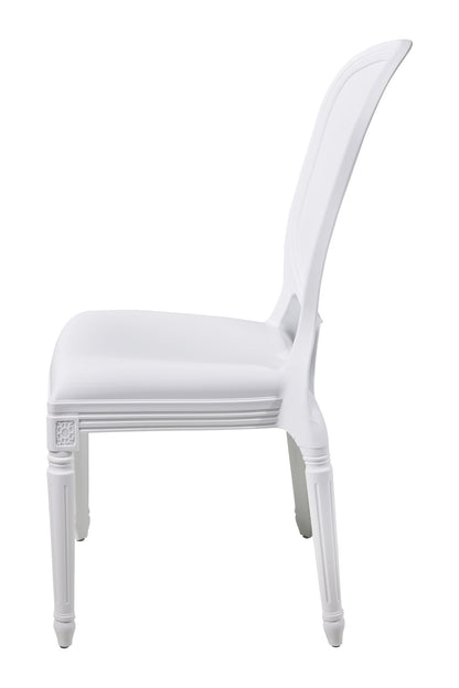Sissi - Sedia In Pp In&amp;Out Bianca Impilabile