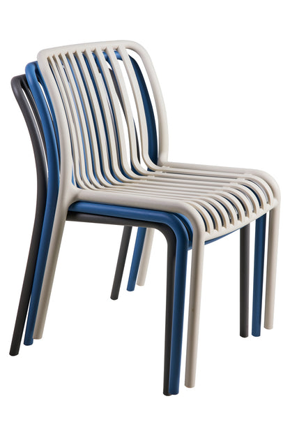 Carzana - Sedia In PP Grigio Londra