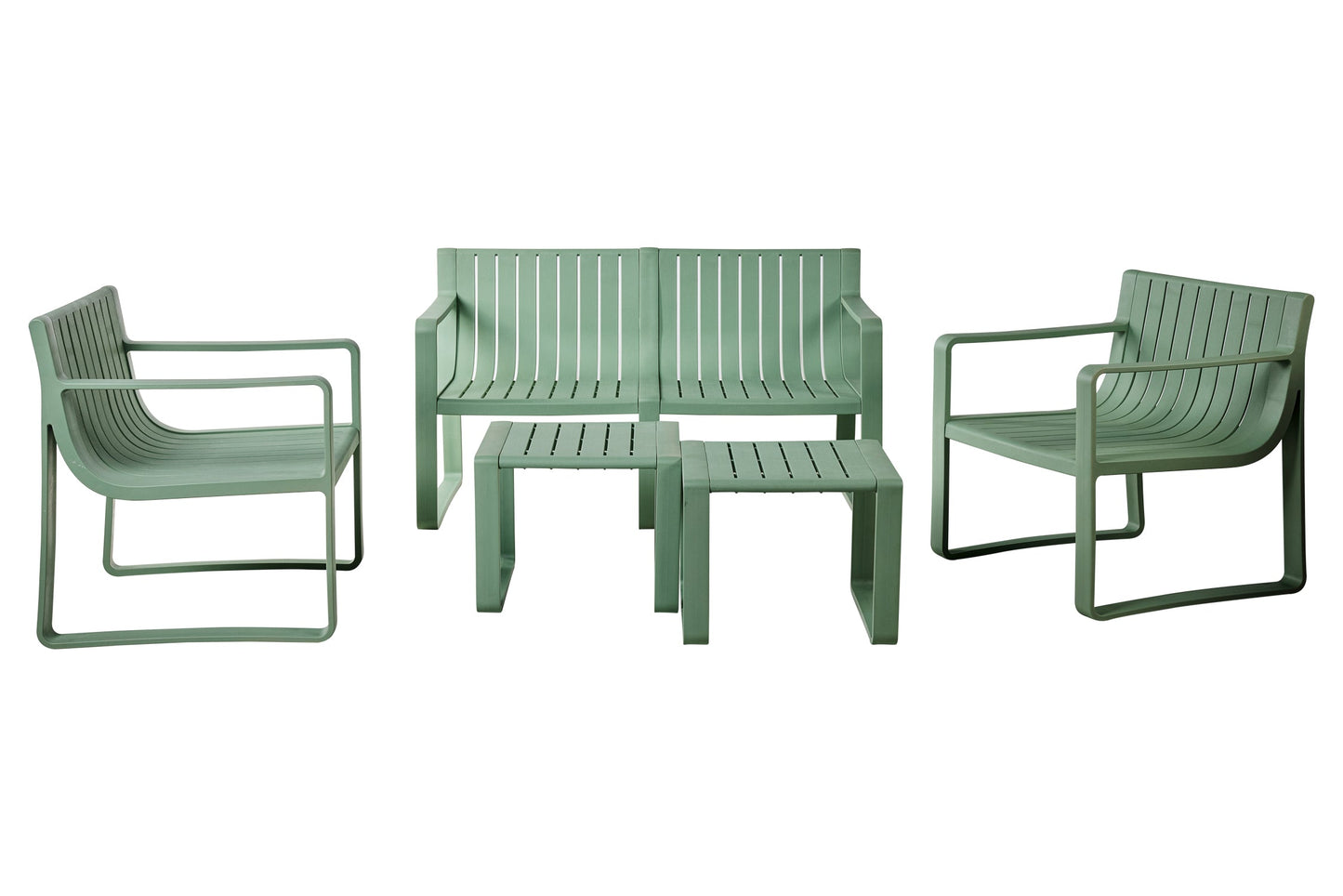 Ajobi - Set 1/5 da esterno In Pp Verde Salvia