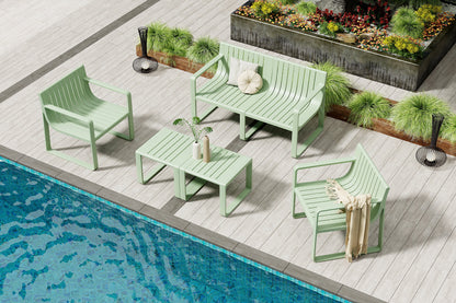 Ajobi - Set 1/5 da esterno In Pp Verde Salvia