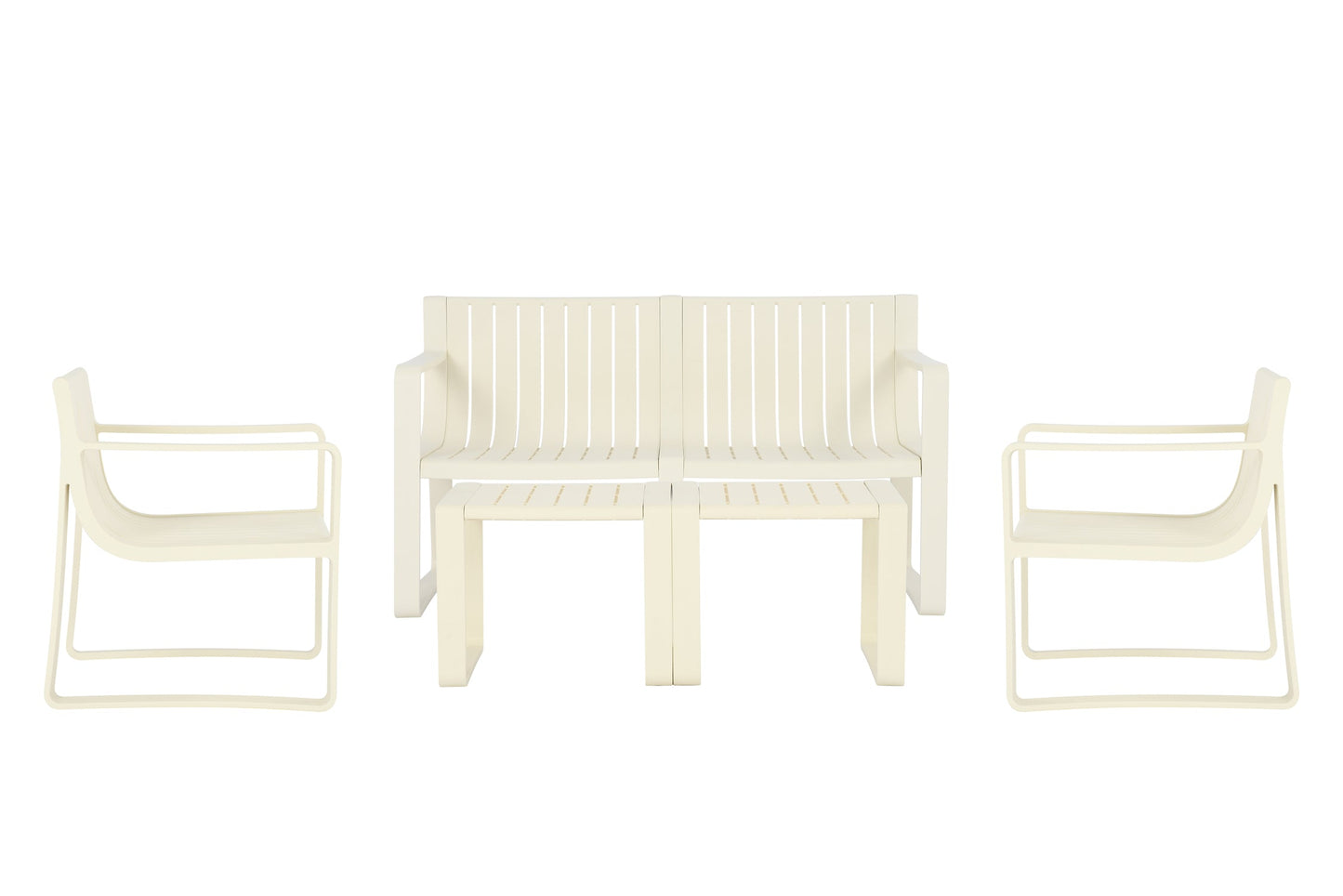 Ajobi - Set 1/5 da esterno In Pp Bianco